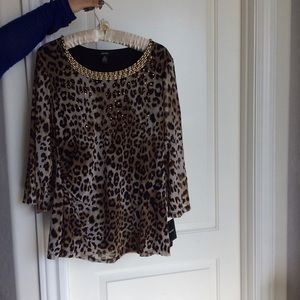 Leopard blouse